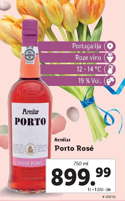 Akcija Lidl - Armilar, vino Rose 1510226 Porto