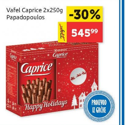 Papadopoulou Happy Holidays Caprice 2x250 g