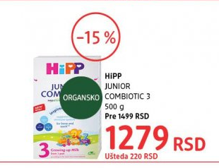 Akcija Dm Drogerie Markt Hipp Baby Hrana Za Bebe Junior Combiotic