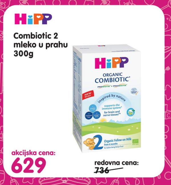 Akcija Aksa Hipp Baby Mleko Za Bebe Combiotic 2