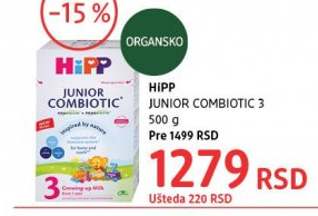 Akcija Dm Drogerie Markt Hipp Baby Mleko Za Bebe Junior Organic 3