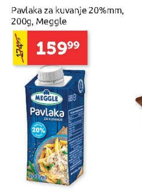 Akcija Super Vero - Meggle, Pavlaka za kuvanje 20% mm 1538207